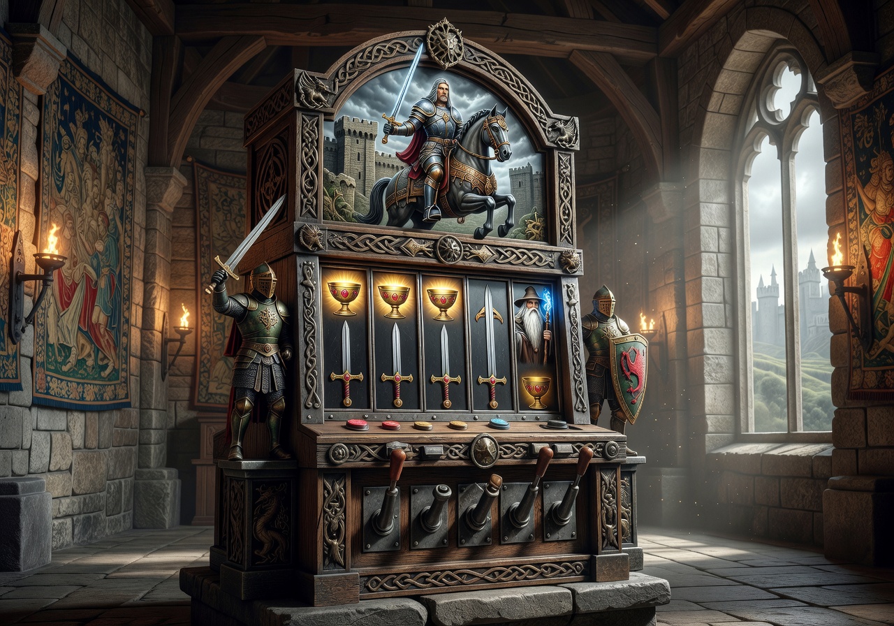 Arthurs Legacy medieval knight themed slot