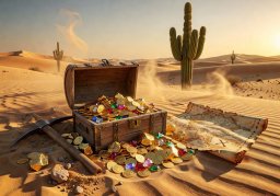 Desert Gold treasure themed slot thumbnail
